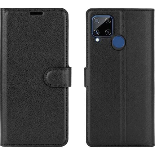 For OPPO Realme C15 Case Flip Case For OPPO Realme C15 High Quality Leather Stand Cover With Card Holder For OPPO Realme C15