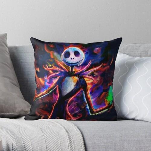 Nightmare before Christmas Throw Pillow Polyester Decor PillowCase Home Cushion Cover 45*45cm
