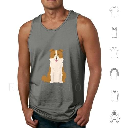 Border Collie-Gift For Border Collie Lover Dog Breed Tank Tops Vest Sleeveless Border Collie Mom Border Collie Border