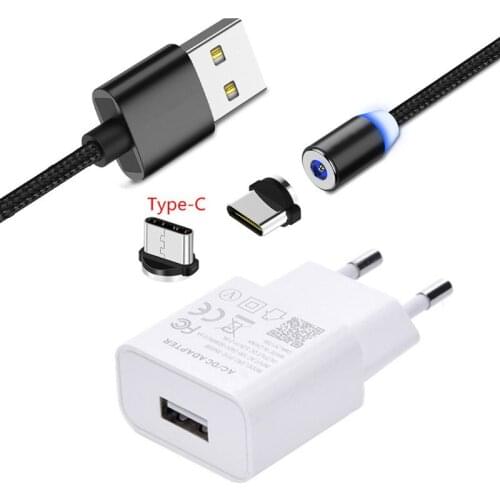Magnetic Type C USB Redmi K20 Note 7 Magnet Charge Cable Fast Phone charger For Huawei P20 lite P30 Pro Honor 9X HTC 10 EVO U11