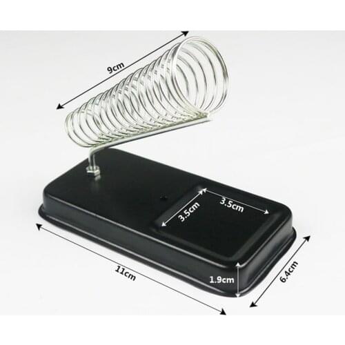 Metal Iron Solid Metal Base Soldering Iron Bracket Stand Holder Support Station Frame Portable for Electrical Working NEW