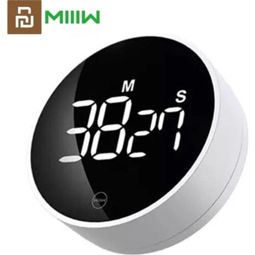 Original MIIIW Rotating Timer Brightness Adjustable Magnetic LED Digital Display Portable Simple Kitchen Cooking Alarm Clock