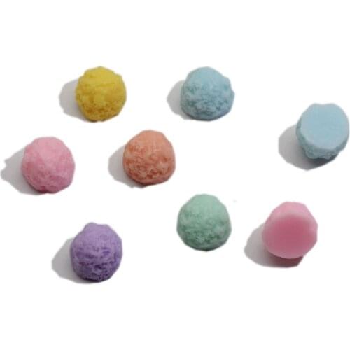 Mixed Simulation Round Cube Sugar Candy Miniature Flatback Resin Cabochon Food DIY Scrapbooking Craft Phone Decoration