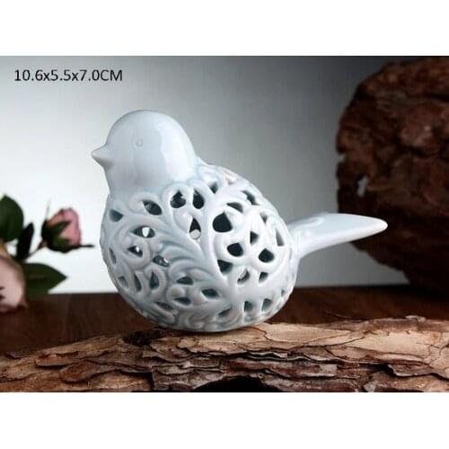 Modern Porcelain Blue Small Size Bird trinket trinket baratija حلية орнаментальный