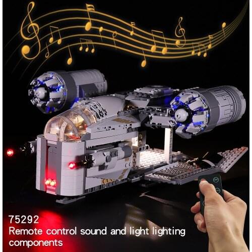 Light Kit for Razor Crest for Wars Blocks 75292 Building Toy for Kids( Not Include The Lego Set )