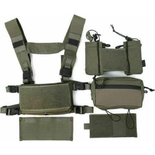 TMC Hunting Tactical Airsoft Vest Modular Chest Rig Set TMC3115- RG
