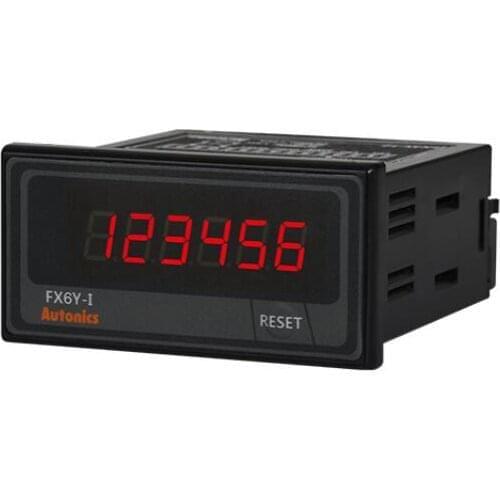 FX6Y-I2 Counter/timer 6-Digit Indicator Only 24VAC~ 50/60Hz, 24-48VDC