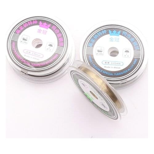 Tungsten alloy steel wire 100m 0.035mm high toughness For mobile phone lcd display screen glass separating repair