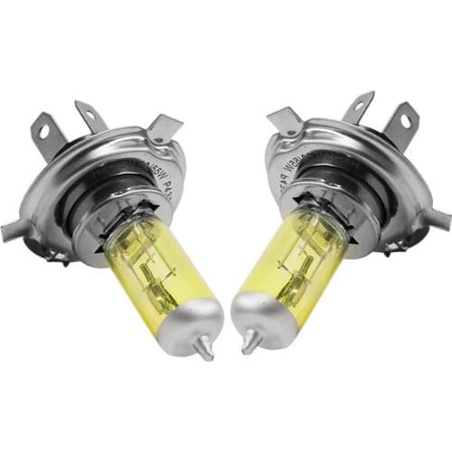 Quartz Glass Car Headlight Stainless Steel White Bulb Lamps Parts 100W