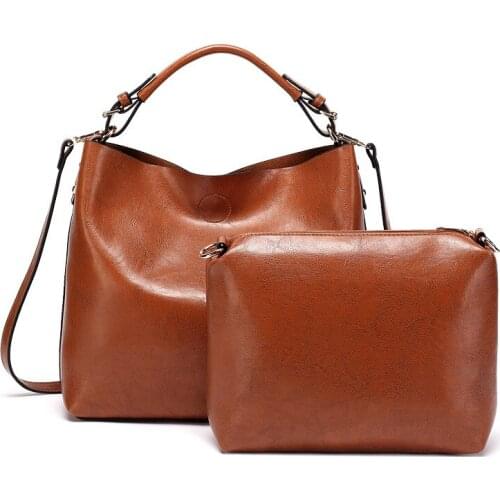 Womens bag 2020 new slung oil bag handbag large capacity ladies handbag crossbody bags for women