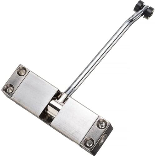 1pc Household Automatic Door Closer 160*96*20mm Stainless Steel Automatic Mounted Spring Door Closer Adjustable Surface