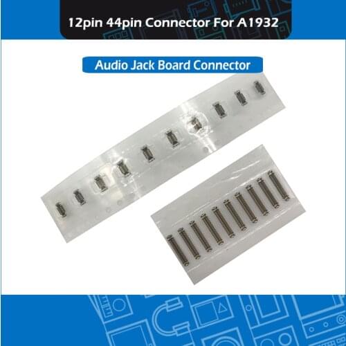 10set/Lot 12pin 44pin Connectors For Macbook Air 13" A1932 Audio Jack Board Repair EMC 3184