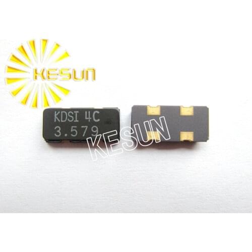 100% Original KDS DSX151GA SMD 3.579M 3.579MHZ 3.579545MHZ 5*12mm 4Pin SMD XTAL Crystal Oscillator Crystal Resonator x 50PCS