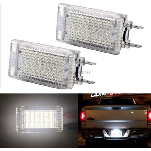2 x LED High Power Car LED License Plate Lights Lamps OBC Error Free for Porsche 911 Boxster Cayman Turbo GT GT3 987 996 997