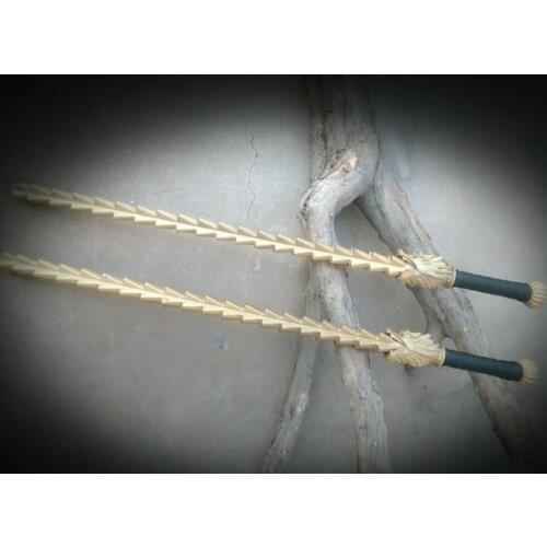 Martial arts antique double whips double copper cold weapons Double Maces Imitation gold design whips