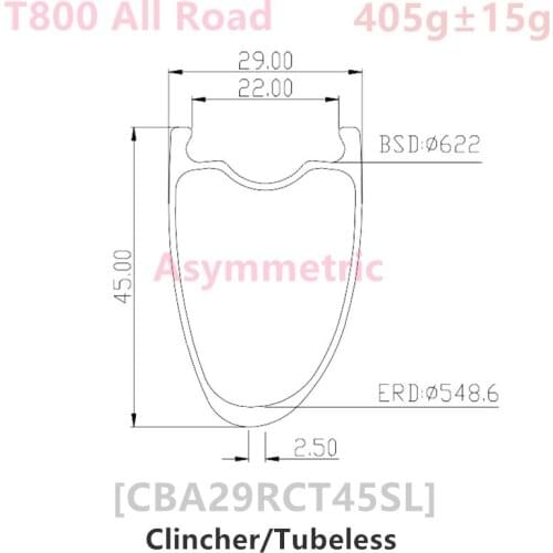 Carbonbeam Bicycle Wheel Rims