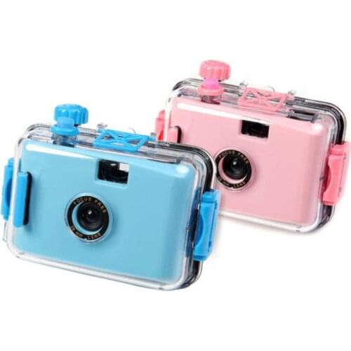 Childrens Non-disposable Film Camera Cute Mini LOMO Camera With Rope Photography For Kids Gifts Children Presents Waterproof