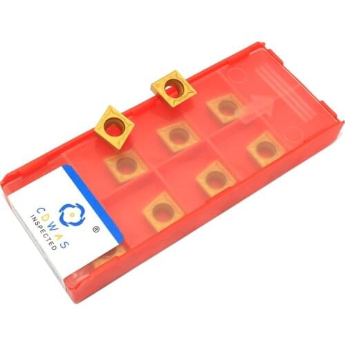 10PCS CCMT09T304 TM PC4025 Internal Turning Tool CCMT 09T304 High Quality Carbide Inserts CNC Lathe Cutter Tool For Steel