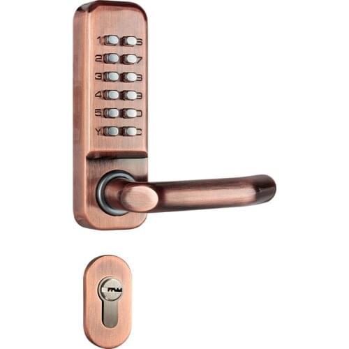 Door Handle Lock Set For Interior Doors Modern Split Lock Cylinder With Keys Bedroom Bathroom Mute Door Handles Universal