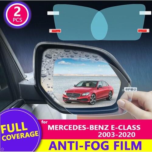 Rain Film Full Cover Rearview Mirror Clear Anti-Fog Rainproof for Mercedes-Benz E-Class W203 W204 W205 2001-2020 2019 Car Goods