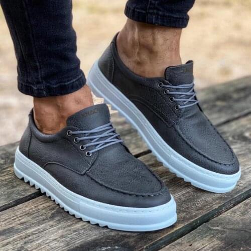 Knack Casual Male Shoes T12 Gray Street Fashion Spring Summer New Creation New Season Cool Comfortable