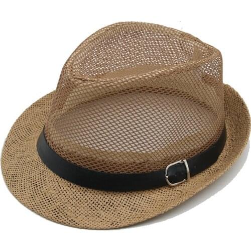 Beach Hat Breathable Mesh Straw Hat Women Sunscreen Paper Panama Hat Sombrero Playa Gorros Visor Bonnet Summer Hats for Men