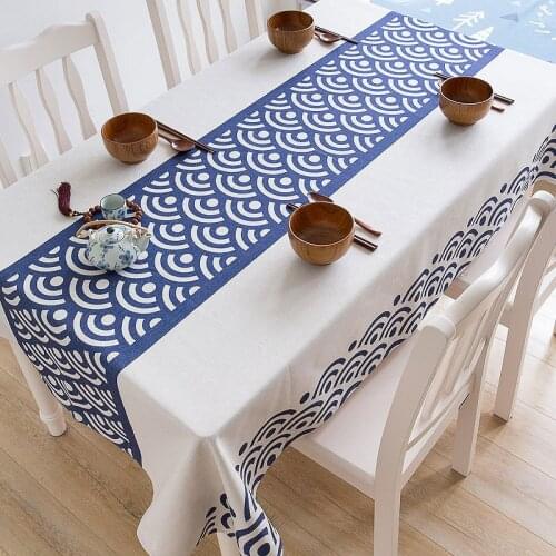 Cotton and linen tablecloths thickened ethnic style table cloth fabric rectangular tablecloth coffee table tablecloth desk cloth