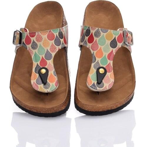 Streetfly 2021 New fashion Colorful Women Slippers eva sole orthopedic comfortable flat sole flip-flops