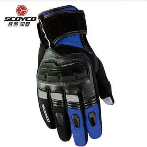 SCOYCO Waterproof Windproof Motorcycle gloves Keep warm can Touch Screen gloves Men Full finger Riding gloves