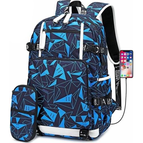 New School Backpack College Middle High Student Travel Laptop Backpack for Boy Girl Men Women Water Resistant Oxford Bookbag