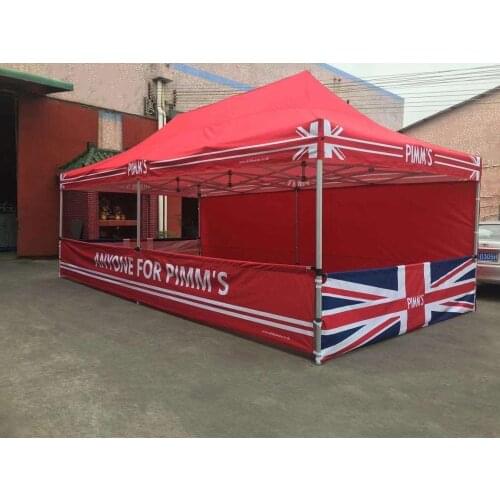 Top Quality Aluminum Frame 10ft x 20ft (3m x 6m) Outdoor Pop Up Gazebo Folding Tent Foldable Event Canopy with Digital Printing