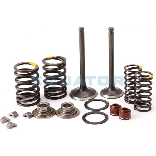 Motorcycle parts LF 125 cc LIFAN horizontal 125 engine intake and exhaust valves Kit with Valve Springs X 4 EXTRA STIFF