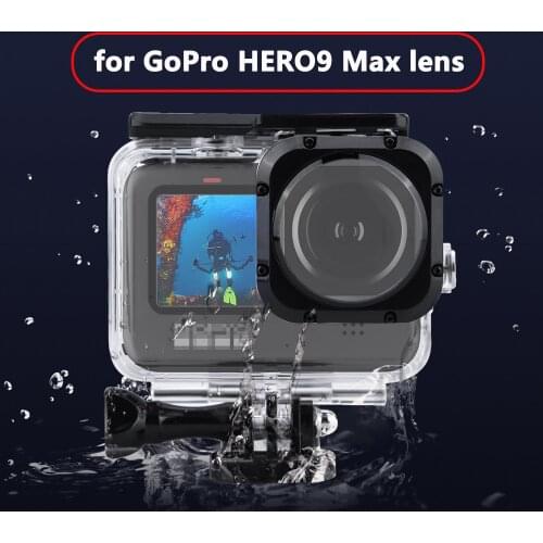 40m Underwater Waterproof Case for GoPro Hero9/Max Black Dive Housing Protective Diving Cover Mount Camera Accessory