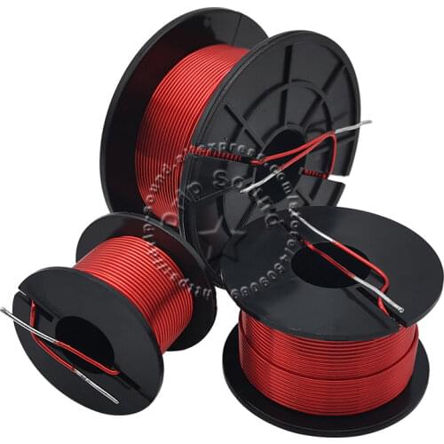 1pcs 1.0mm 4.2mH-7.0mH Audio Amplifier Speaker Crossover Inductor 4N Oxygen-Free Copper Wire Coil #Red