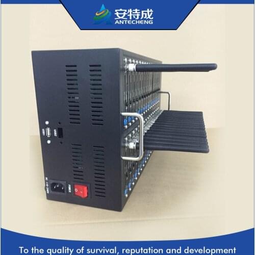 32 sim cards 32 port gsm modem pool Wavecom Q2303 bulk receive sms modem pool
