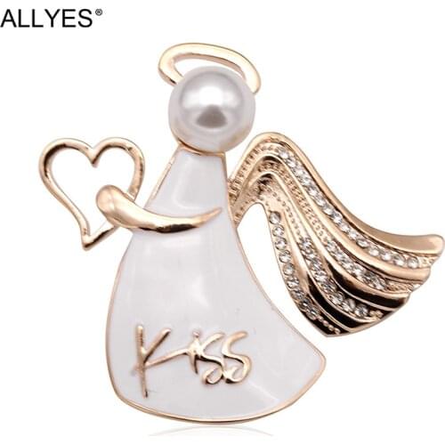 Белые броши на одежду ALLYES China At AliExpress