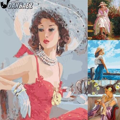 Diamond Painting Abstract Fashion Beauty 5D Diy Oil Painting Wall Art Stickers Diamond Embroidery Room Home Decoration Gifts