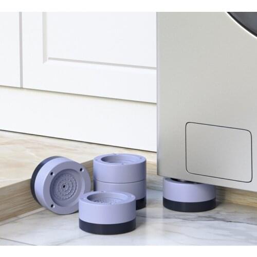 Anti-slip And Noise-reducing Washing Machine Feet Non-slip Mats Refrigerator Anti-vibration pad 4pcs Kitchen Bathroom Mat