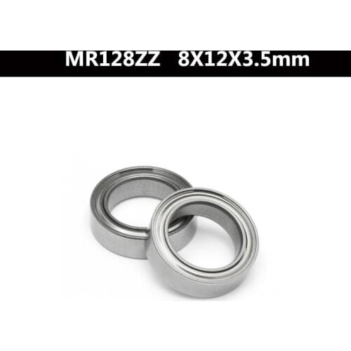 Free Shipping 10 PCS MR128ZZ ABEC-5 8X12X3.5 mm Deep groove Ball Bearings MR128 / L-1280 ZZ