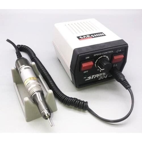 65W strong 204 Control Box SDE 35000RPM 30V Power 2019 New Micro Motor Phone Electric Manicure Machine Nail Drill Kit