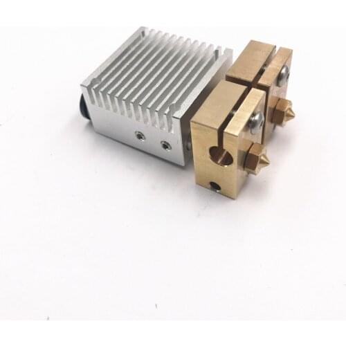 Funssor V6 updated Chimera Multi-Extrusion kit Multi Color 2 In 2 Out j-head Hotend set for DIY 3D printer