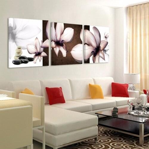 3 Pieces Art Stone Flower 5D Diy Diamond Painting Embroidery Living Room Modular Mosaic Picture Wedding DecoracionsZP-4090