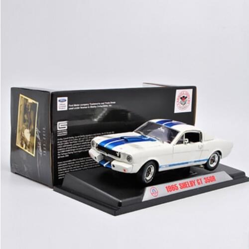 Diecast 1:18 Scale Alloy Simulation 1965 GT350H Shelby Muscle Car Model Metal Die-cast Gifts Ornaments Boys Toy Adult Collection