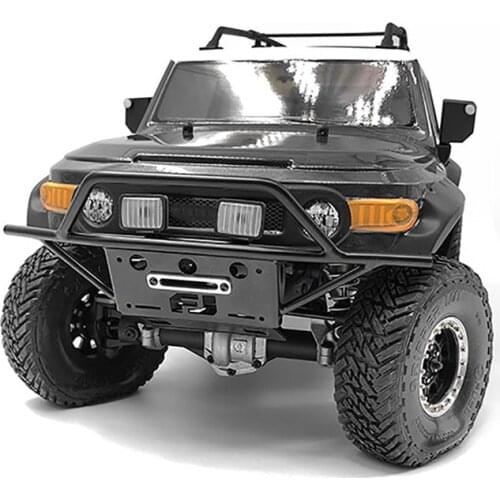 Metal Front Bumper With Spotlight for HPI FJ TUBE Cruiser RC Car Shell Upgrade Kits