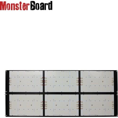 Newest Geeklight 600W quantum qb288 550 bar led grow light lm301h cree 660nm mix UV IR switch mob chip full spectrum grow kits