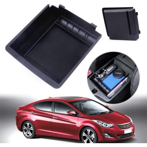 DWCX New Car Center Console Armrest Storage Box Tray Pallet Container Fit for Hyundai Elantra (MD) 2011 2012 2013 2014 2015