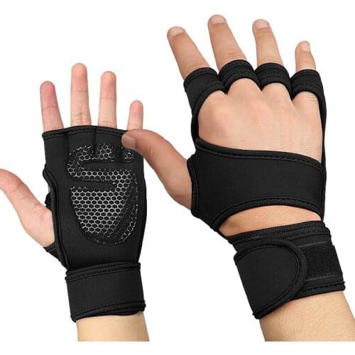 Upgrade Slip Sports Gym Fitness Gloves Shockproof Weight Lifting Training Glove Half Finger MTB Cycling Gloves for Men Women