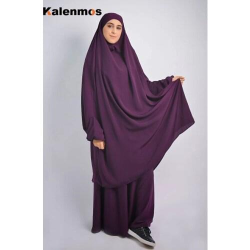 Garment Muslim Women Eid Prayer Hijab Dress Jilbab Abaya Long Khimar Full Cover Ramadan Gown Abayas Islamic Niqab Vestidos