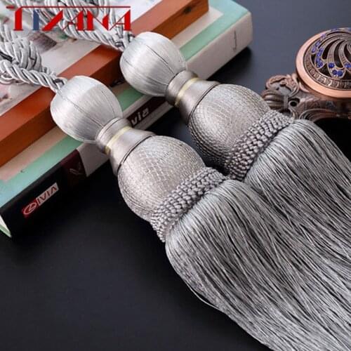 Window curtain tieback Curtain Holder Decoration Curtain Tassels Tiebacks Hanging Balls for Curtains Livingroom Bedroom cp063&40