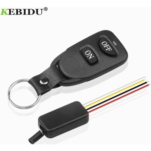 KEBIDU Wireless Remote Control Switch 433MHz RF Transmitter Receiver Module 3.6V 12V 24V and 433 MHz Controller For Light LED